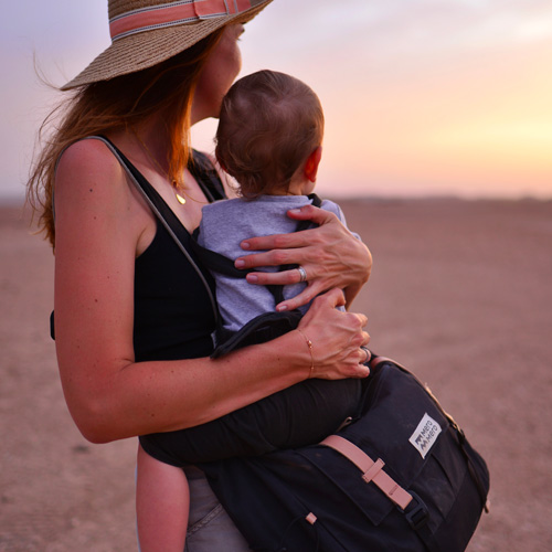 Famille Us Around The World Maroc Clem&Leon sac à langer nomade