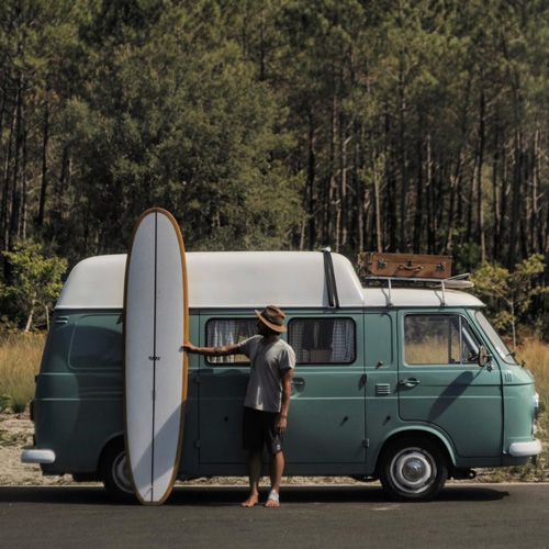 Flo Lanni Pistachio Van surf