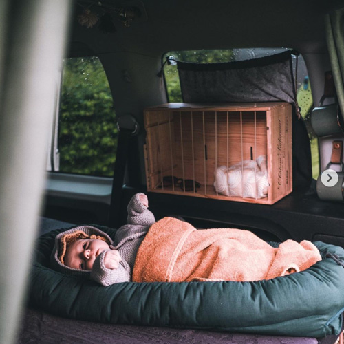 bébé vanlife voyager avec bebe