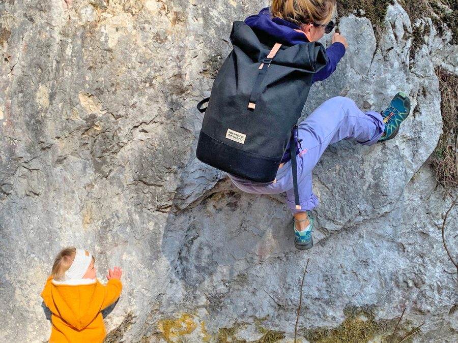 Alpenbaby maman escalade sac à dos MeroMero Squamish