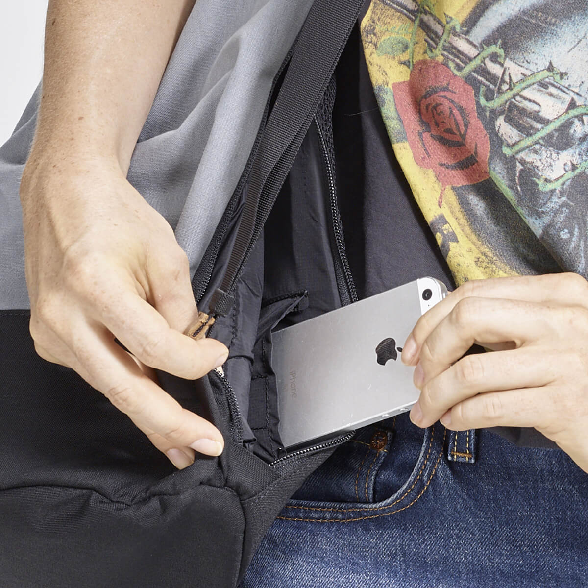 Mini sac de téléphone portable mince pour homme, sac à main, sac à